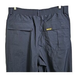 Zero Restriction Gore-Tex Rain Pants Blue Mens XL Elastic Waist Waterproof Golf